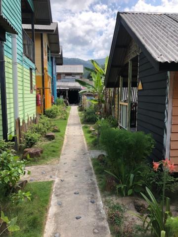 Beach Shack Chalet - Garden View Aframe Small Unit Kampong Juara Buitenkant foto