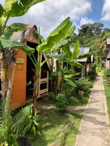 Beach Shack Chalet - Garden View Aframe Small Unit Kampong Juara Buitenkant foto